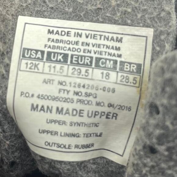 UA Under Armour Clutchfit Force 2.0 FG Black Red Soccer Cleats Toddler Kids 12 - Picture 7 of 8